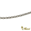 Rolo Chain 2mm [Black Chrome Silver 925]