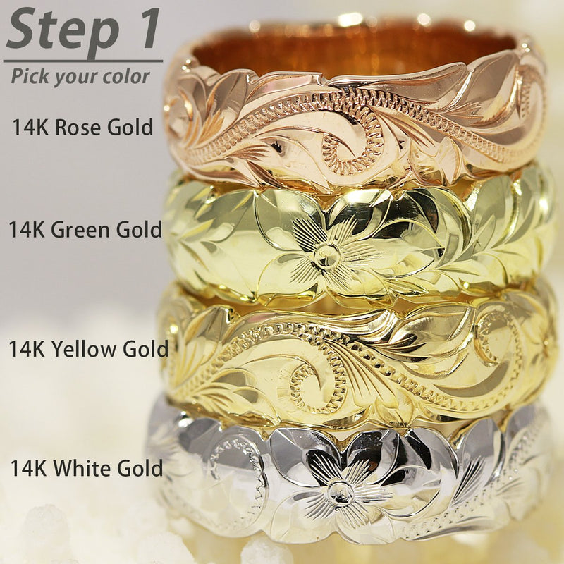Step 1 Gold color selection