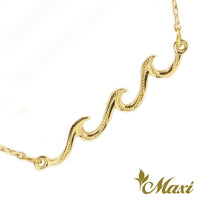 [14K Gold] Triple Nalu Wave Bracelet*Made to order*Newest