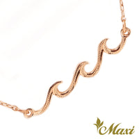 [14K Gold] Triple Nalu Wave Bracelet*Made to order*Newest